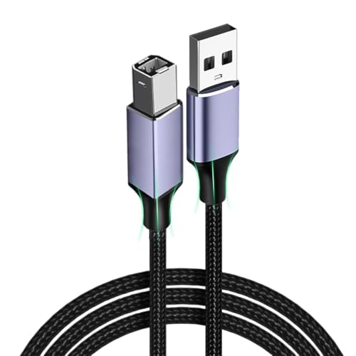 Verilux® 2 in 1 USB Printer Cable, 6.6FT/2M Dual USB A Male to USB B 2.0 Scanner Cable, 480 Mbps Data Transfer Computers for Gold Plated Printer Cable for HP, Canon, Dell, Epson, Lexmark Verilux® 2 in 1 USB Printer Cable, 6.6FT/2M Dual USB A Male to USB B 2.0 Scanner Cable, 480 Mbps Data Transfer Computers for Gold Plated Printer Cable for HP, Canon, Dell, Epson, Lexmark